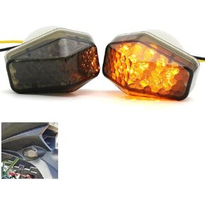 Smoke LED Flush Mount Turn Signal Light Side Marker Lamp for Suzuki BANDIT GSX1250FA GSXR1000 1000Z GSXR600 600M 600X 600Z GSXR750 750X Hayabusa Katana 600 750 SFV650 SV1000 1000S SV650