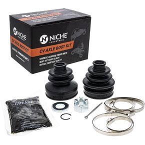NICHE Front CV Axle Boot Kit For Can-Am 705400126 705400127 400 500 Outlander Traxter Max ATV