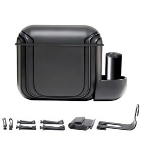 LEIWOOR Leakproof Car Trash Can with Lid - Multi-Use Auto Garbage Bin for Cars, Trucks & Desks | Compact, Odor-Free, Hands-Free Press-to-Open Design