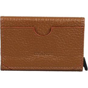 Grande 760 Genuine Leather منبثقة منبثقة RFID حامل بطاقة CARD SLIM CASE MINSITALIST MENTER CAST