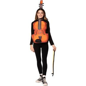 Rasta Imposta Violin Costume Fiddle Musical Instruments Dress Up Cosplay Party Costumes, Adult One Size