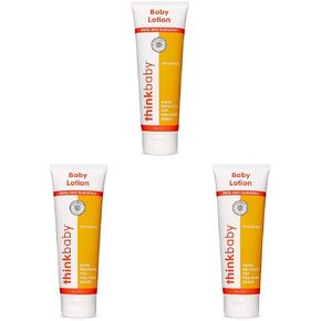Thinkbaby Baby Lotion For Sensitive Skin | EWG Verified, Soothing Relief, Moisturizing, Nourishing | Fragrance Free, Unscented, For Face & Body - 8oz, 237 ML in Saudi Arabia