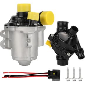 Electric Engine Water Pump W/Thermostat Compatible with BMW 135i, 335i, 335i xDrive, 335is, 335xi, 535i, Z4, 2007-2016, 3.0L L6, Replace# 11517632426, 11517563659, 11517588885, 11519455978