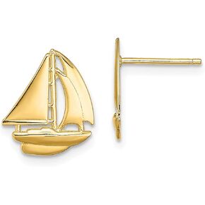 Lex & Lu 14k Gold 2D و Sailbat Post Accore