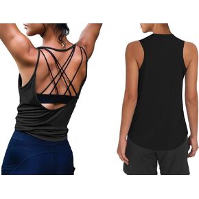 Oyanus Womens Summer Prockution Tops Gym Yoga Tops & Racerback Slicfeless Procleout Dorts Loos
