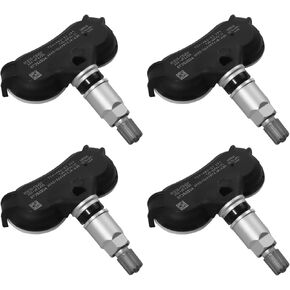 TPMS Sensors Set of 4 Fit for Toyota Sequoia 2007-2017 & for Sienna 2006-2017 & for Tundra 2007-2017 Tire Sensors GM 315Mhz, Replace PT5863408B 426070C070 529333X200U