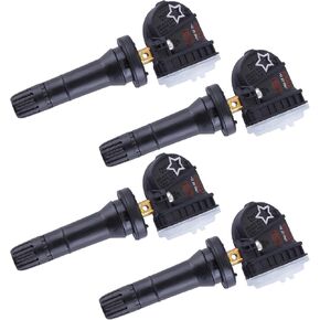 4PCS 13540600 TPMS Sensor,Tire Pressure Sensor fit for GM for Chevy Silverado Tahoe for GMC Yukon Snap-in 315MHz Tire Pressure Monitoring Sensor Pack of 4-13540604 23445327 13598771 13581558