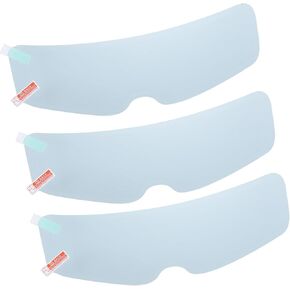 3pcs 9.65"x2.87" Anti Fog Film for Motorcycle Helmet Universal Anti Fog Shield Film Lens Sticker Durable Nano Coating Sticker Film Helmet Accessory Auto Accessories
