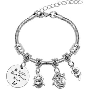 Gardening Gifts for Women Bracelet Garden Lover Gift Gardener Gifts for Women Friend Sister Mother Florist Horticulturist Yard Work Gardener Bracelet Plant Lover Gift Christmas Birthday Gifts