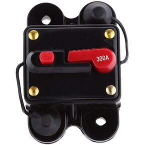 Circuit Breaker 300amp 50A-300A with Manual Reset Home Solar System Fuse Holder for Car Audio and Amps Protection 12V-48V DC Reset Fuse Inverter Replace Fuses