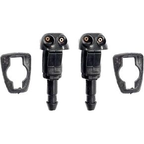 DEVMO 2pcs Front Windshield Washer Nozzles Compatible with 99-08 Corolla,97-01 Camry,05-10 Tacoma,00-05 Echo 85381-AA010,Spray Jet Kit