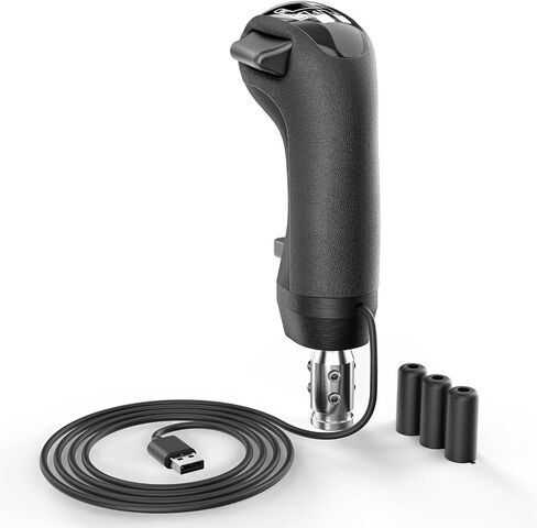 USB American Truck Simulator Shifter, Gearshift Knob Fit for ATS & ETS2 Games, PC Sim Racing Shifter Compatible with Logitech G27 G29 G920 Thrustmaster TH8A Fanatec SQ in Kuwait