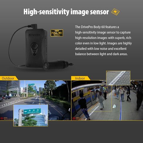 Transcend DrivePro Body 60 Body Camera 64GB 1080p HD TS64GDPB60A in Kuwait
