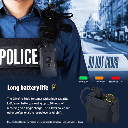 Transcend DrivePro Body 60 Body Camera 64GB 1080p HD TS64GDPB60A in Kuwait