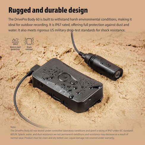 Transcend DrivePro Body 60 Body Camera 64GB 1080p HD TS64GDPB60A in Kuwait