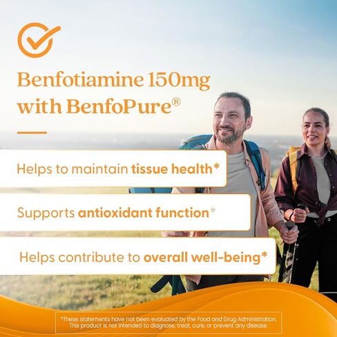 Doctor's Best Benfotiamine 300 with BenfoPure, Helps Maintain Healthy Glucose Metabolism, Non-GMO, Vegan, Gluten Free, Soy Free, 300 mg, 60 Veggie Caps in Saudi Arabia
