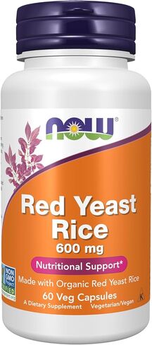 Now Foods Red Yeast Rice 600 Milligrams, 120 Veggie Caps in Saudi Arabia