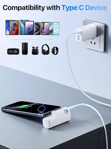 Battery Pack for Oculus Quest 2, Accessories for Oculus Quest 2 Headset, 5000mAh Extended Power Compatible with Meta Quest 2 Oculus Original Strap and Elite Strap Extended Play time VR Power Bank in Saudi Arabia