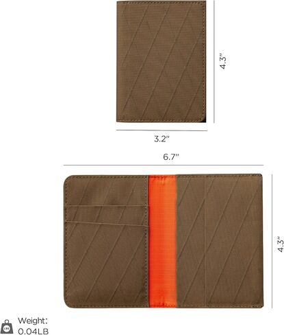 Alpaka Ark Bifold Wallet Slate Gray X -Pac VX21 - RFID المواد المحمية - حمل الجيب الأمامي - يحمل 8 إلى 10 بطاقات - فتحة نقدية مخصصة - تم تصميمها إلى آخر مظهر in Saudi Arabia