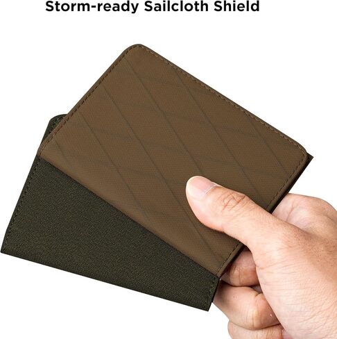 Alpaka Ark Bifold Wallet Slate Gray X -Pac VX21 - RFID المواد المحمية - حمل الجيب الأمامي - يحمل 8 إلى 10 بطاقات - فتحة نقدية مخصصة - تم تصميمها إلى آخر مظهر in Saudi Arabia
