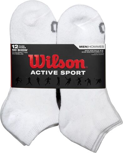 WILSON Men's 12 Pack No Show Socks in Saudi Arabia