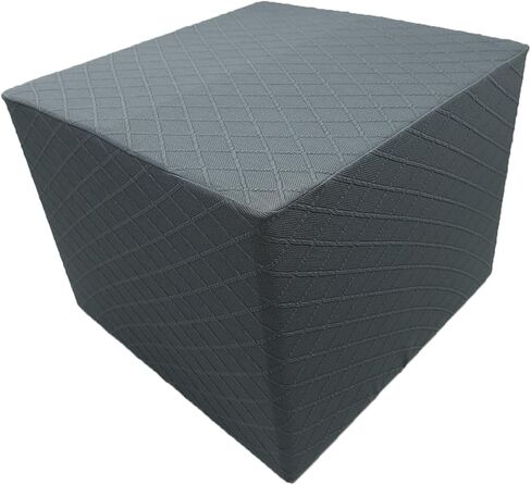 Square Ottoman Cover, Ottoman Slipcover, Small Footstool Cover, Cube Ottoman Slip Covers Jacquard Stretch in Saudi Arabia