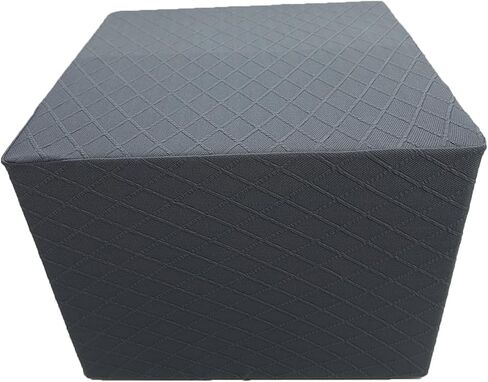 Square Ottoman Cover, Ottoman Slipcover, Small Footstool Cover, Cube Ottoman Slip Covers Jacquard Stretch in Saudi Arabia
