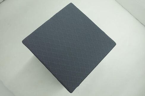 Square Ottoman Cover, Ottoman Slipcover, Small Footstool Cover, Cube Ottoman Slip Covers Jacquard Stretch in Saudi Arabia