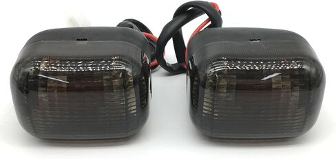 2Pcs Motorcycle Front turn signals Winker Indicators light Fit for Yamaha BWS 50 100 125 ZUMA/50F/50 FX ZUMA 125 (Smoke) in Saudi Arabia