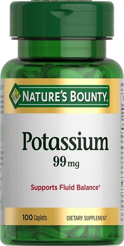 Nature's Bounty Potassium Gluconate 99mg, 100 Caplets in Saudi Arabia