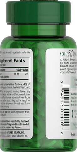 Nature's Bounty Potassium Gluconate 99mg, 100 Caplets in Saudi Arabia