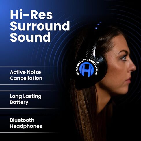 HAYMAKER The, Noise Cancelling Bluetooth Wireless Headphones, Premium HD Sound & Long Battery Life, Competitive Gaming Headset for Xbox X/S, Xbox, PS5, PS4, PC, Switch, Mobile | Black in Saudi Arabia