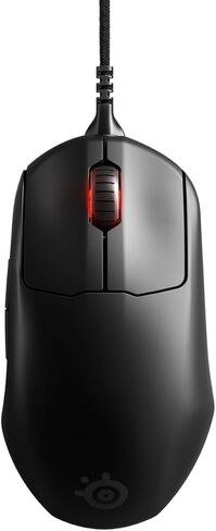 فأرة الألعاب من ستيل سيريز برايم FPS – مستشعر بصري ترو موف برو 18000 CPI – 5 أزرار قابلة للبرمجة – مفاتيح بصرية مغناطيسية – إضاءة واضحة RGB - أسود in Kuwait
