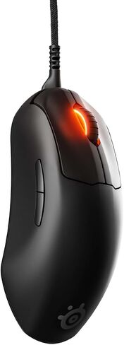 فأرة الألعاب من ستيل سيريز برايم FPS – مستشعر بصري ترو موف برو 18000 CPI – 5 أزرار قابلة للبرمجة – مفاتيح بصرية مغناطيسية – إضاءة واضحة RGB - أسود in Kuwait