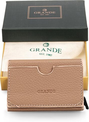 Grande 760 Genuine Leather منبثقة منبثقة RFID حامل بطاقة CARD SLIM CASE MINSITALIST MENTER CAST in Kuwait