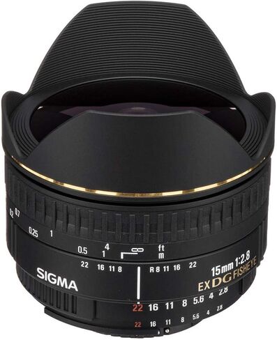 Sigma 15mm f/2.8 EX DG Diagonal Fisheye Lens for Nikon SLR Cameras in Kuwait