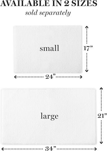 MARTHA STEWART Drylon Microfiber Bath Rug - 1 Piece, Ultra Soft Plush, Non-Slip, Thick, Washable Bathroom Rugs, Home Decor Accessories, Household Essentials, Large Bath Mat, 21" x 34"​, Dark Gray in Saudi Arabia