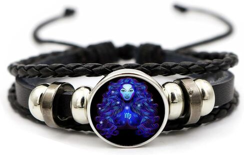 Gleym Bracelet, Gleym Manifestation Bracelet Zodiac Signs Spirit Bracelets Zodiac Constellation Universe Spirit Bracelets Multilayer Adjustable Casezi True Soul Wristband Get Anything You in Saudi Arabia