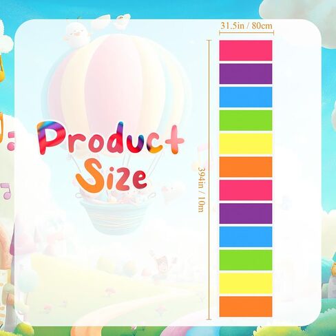 Timgle 2.6 x 33 ft Colorful Polyester Carpet Candy Theme Runway Rug Hallway Runner Rug Cute Table Runner Colored Floor Party Decorations for Birthday Party Supplies in Saudi Arabia