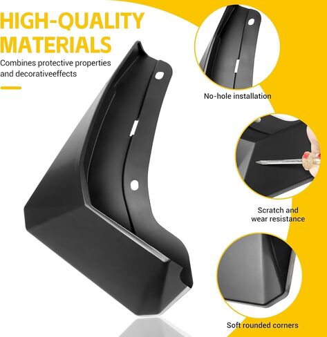 Mud Flaps for 2024-2025 Hyundai Santa Fe No Drill Splash Guards Front & Rear SUV Mud Guards 4PCS Set for 24-25 Santa Fe Accessories in Saudi Arabia