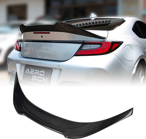 AeroBon Real Carbon Fiber Trunk Spoiler Compatible with 2022-2025 Toyota GR86 Spoiler, Subaru BRZ Spoiler (Big V Style) in Kuwait