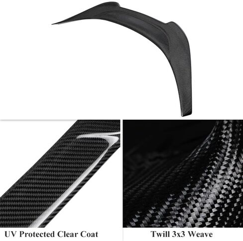 AeroBon Real Carbon Fiber Trunk Spoiler Compatible with 2022-2025 Toyota GR86 Spoiler, Subaru BRZ Spoiler (Big V Style) in Kuwait