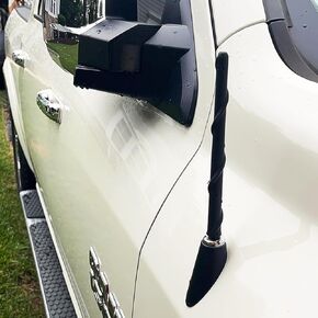 KSaAuto Antenna Accessories for Dodge Ram 1500 2500 3500 2009-2022, 13 Inch Ram Replacement Antenna, Spiral Dodge Ram Truck Antenna Black, Ram 1500 Radio FM/AM Reception, KR-1 (Cylindrical Head) in Kuwait