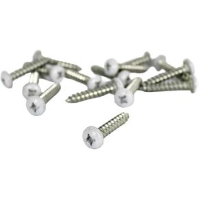 ICON 14690 Screws, Qty 15, Painted, Fender Installation, Polar White