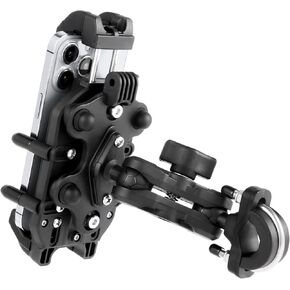 X-Energy Anti Vibration Shake Motorcycle Phone Mount Holder Handlebar with Vibration Dampener Anti Shake for Motorcycle Bike Bicycle ATV Harley Davidson Fit 4.7''-7.2'' Cell Phone