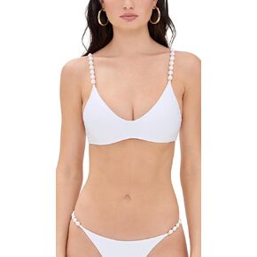 Vix Paula Hermanny Li Beads Beads Bikini Top