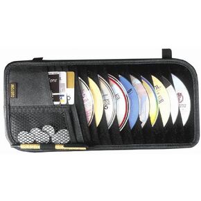 Custom Accessories 31501 10-Pocket CD Visor Organizer , black