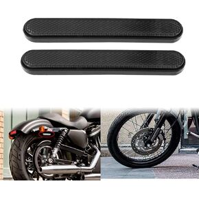 Motorcycle Front Fork Reflector Lower Legs Slider Saddlebag Reflector Cover Fit For Harley Touring Dyna Softail Sportster XL 883 1200 Grey