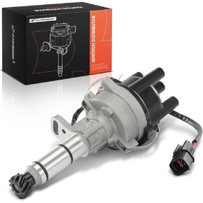 A-Premium Ignition Distributor with Cap and Rotor Compatible with Hyundai Sonata, Scoupe, Excel & Dodge Ram 50, Colt, 2000 GTX & Mitsubishi Mirage, Galant, Precis, Van & Plymouth Colt & Eagle Summit
