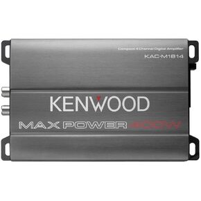 Kenwood KAC-M1814 4-Channel Compact Bridgeable Marine/Motorsports 400W Max Power Digital Amplifier in Kuwait